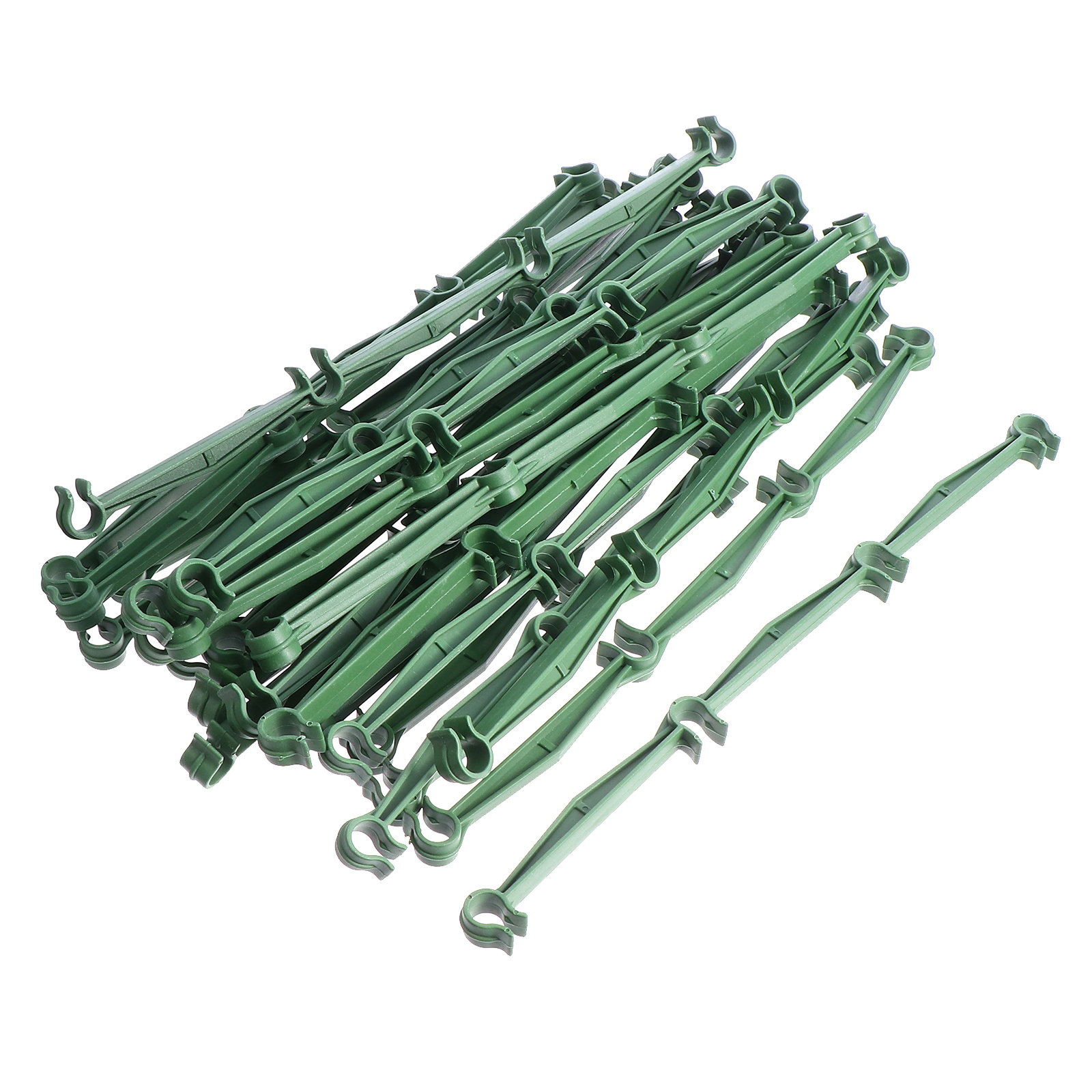 Plant Support Stake - 25個入り、軽量で再利用可能な植物支柱接続ロッド。つる性の野菜の栽培に最適。屋内・屋外でのガーデニング用。