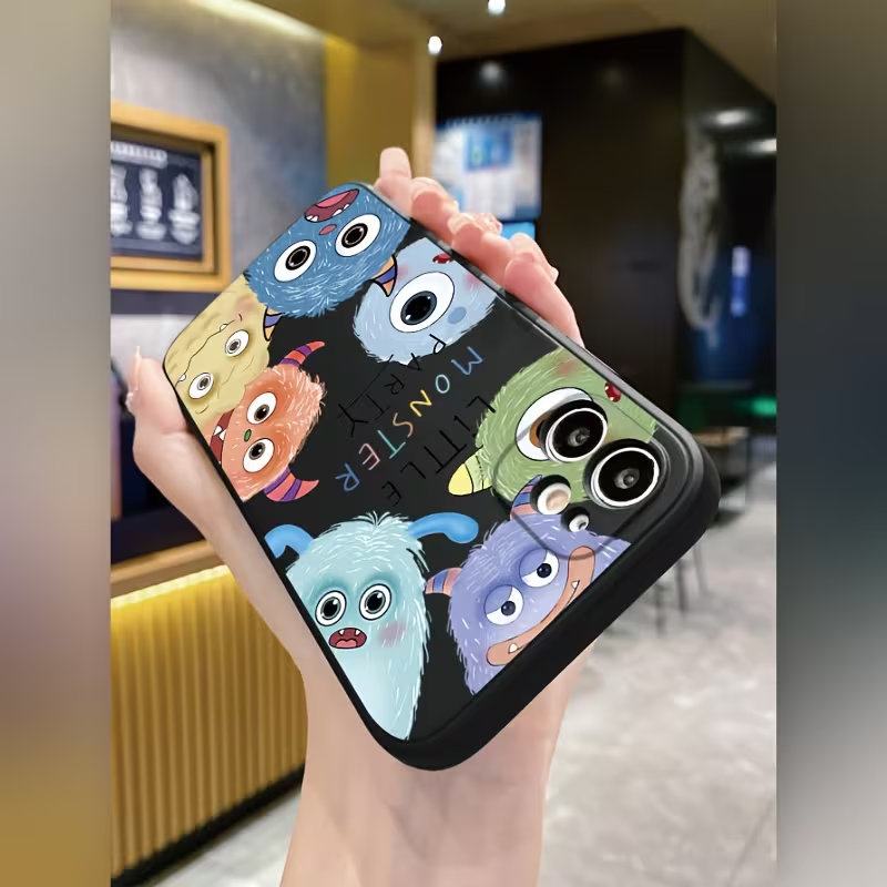 ハロウィンの子供っぽい楽しいモンスター漫画風のiPhoneケ - Monstera のレビューと価格