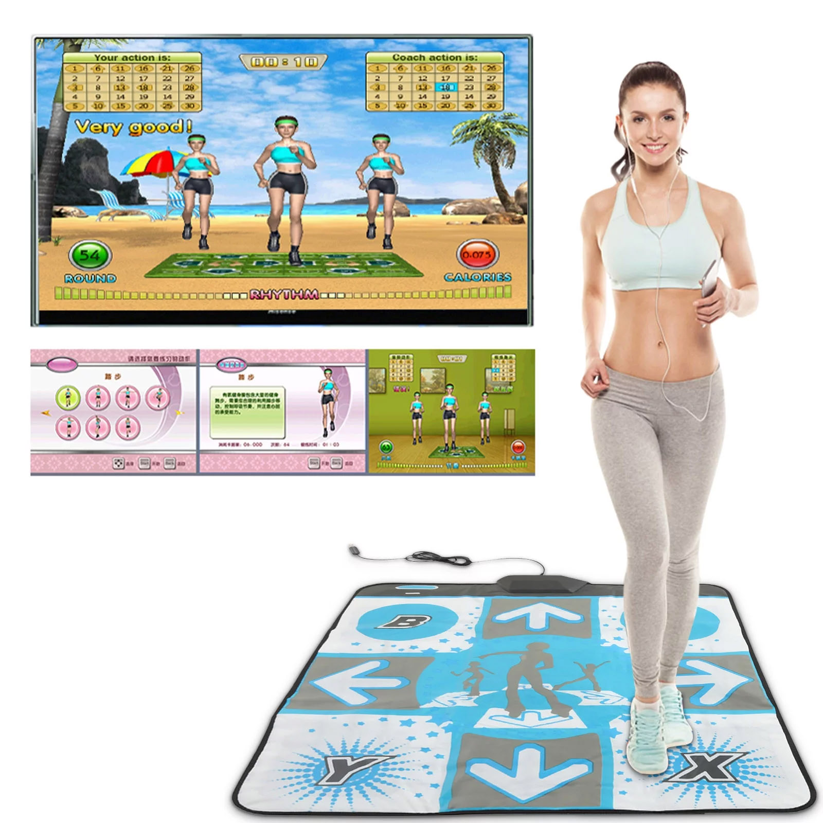 ノンスリップパーティーシングルダンスパッドダンスマットWii - Repotting Mat のレビューと価格