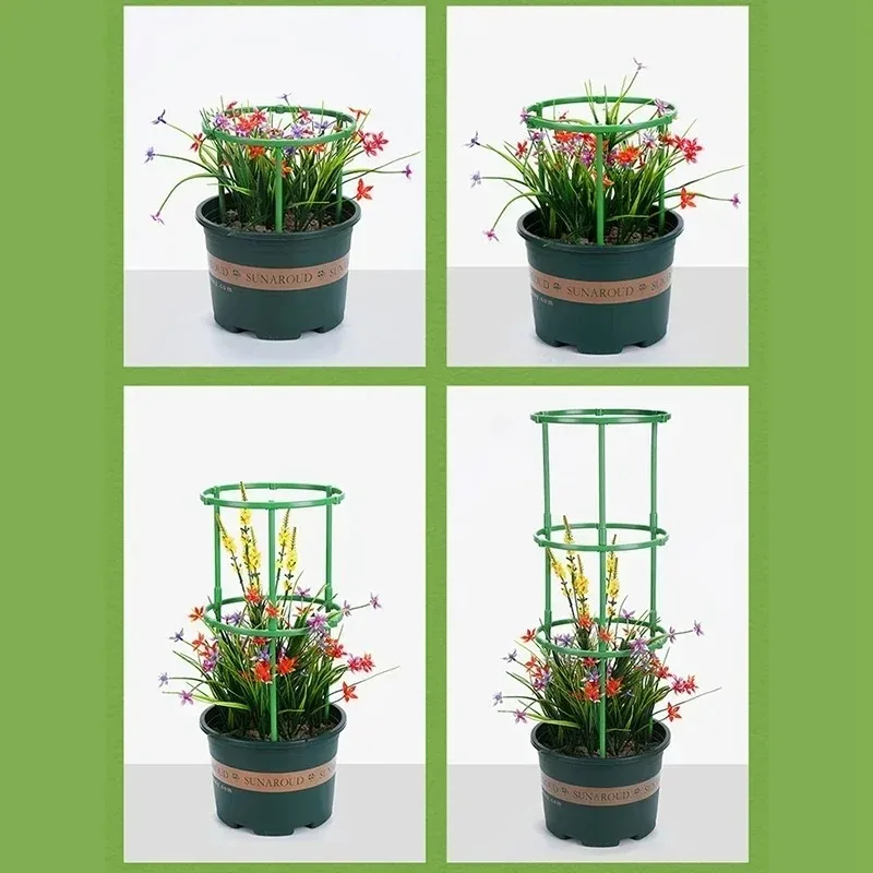 トマトケージトレリスプラスチック柱つる植物ブラケット鉢植え花 - Terracotta Pot のレビューと価格
