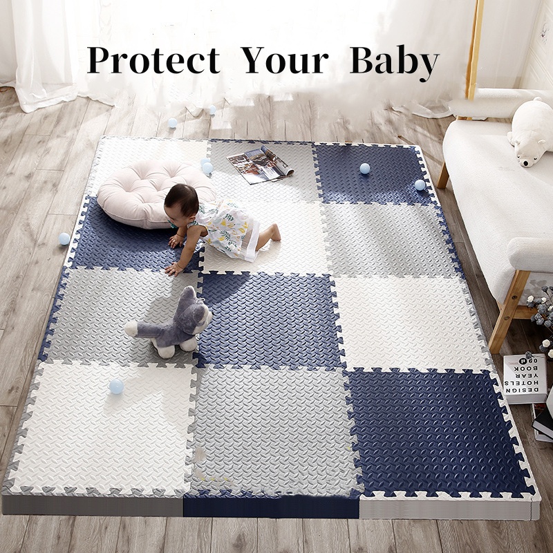 16ピース 30*30cm パズルマット 子供用 厚手 ベビ - Repotting Mat のレビューと価格