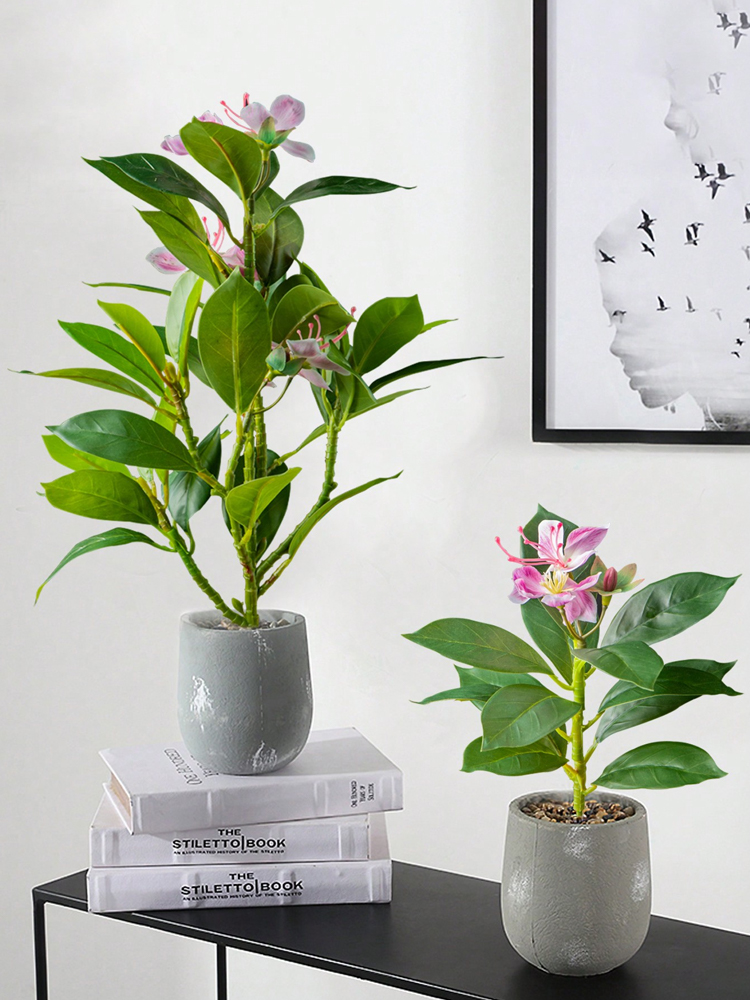 21-40 センチメートル人工ツツジ植物偽ゴムの木熱帯ヤシの - Snake Plant のレビューと価格