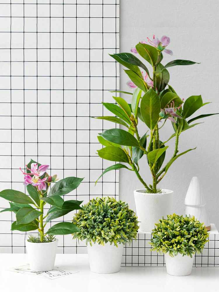 21-40 センチメートル人工ツツジ植物偽ゴムの木熱帯ヤシの - Snake Plant のレビューと価格