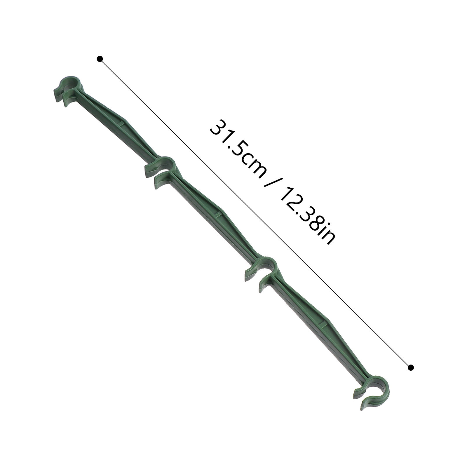 25個入り、11mmの植物支柱用、角度調整可能なプラスチック - Plant Support Stake のレビューと価格