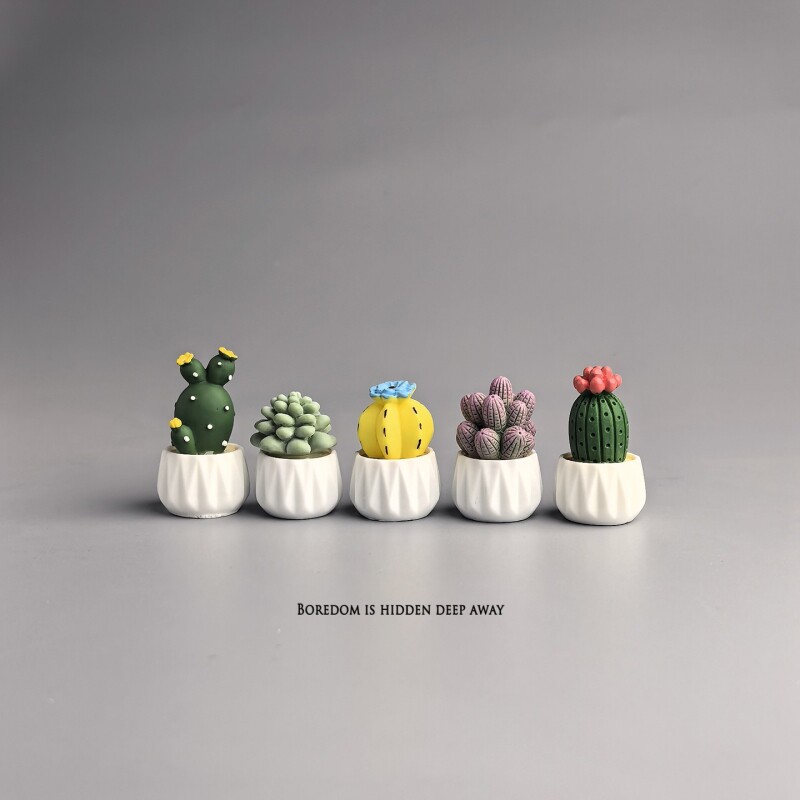 鉢植えサボテン多肉植物ミニワークステーションオフィスデスク飾 - Succulent Set のレビューと価格