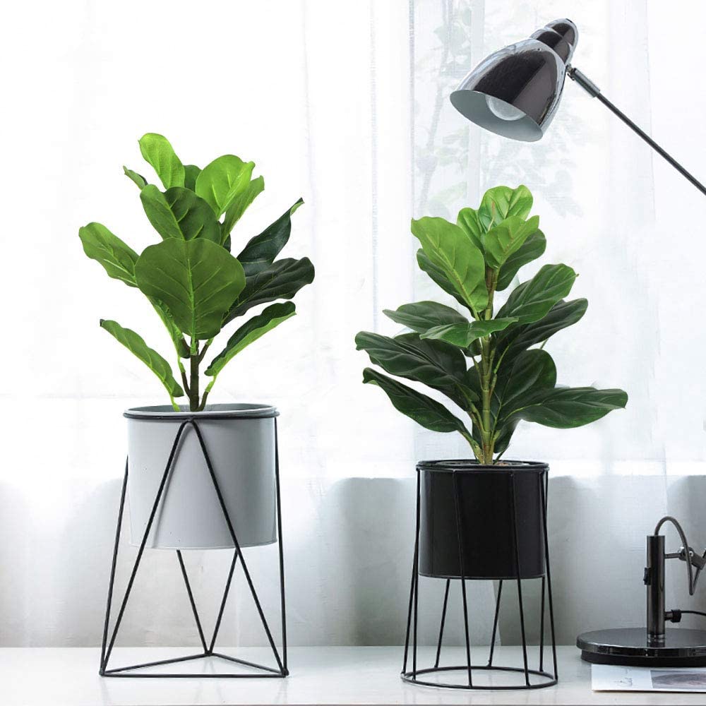 AB33-2 個人工フィドルリーフイチジク 19.6 インチ - Fiddle Leaf Fig のレビューと価格